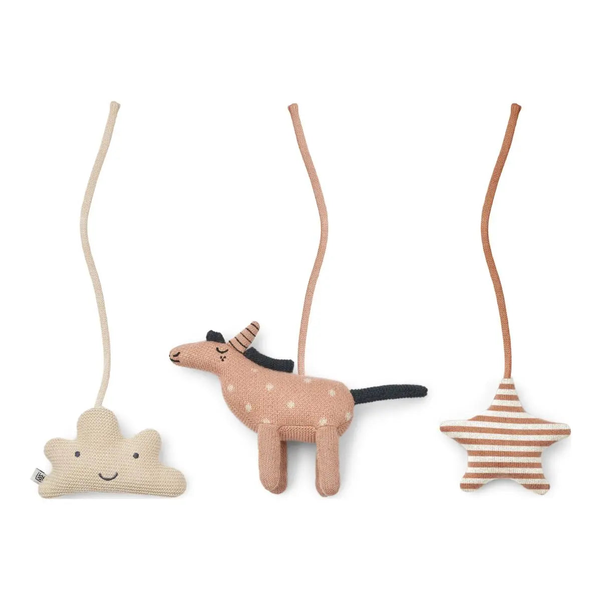 Liewood - Spielbogen Anhänger "Aya Unicorn Playgym Accessories 3-Pack" | apple blossom mix Liewood