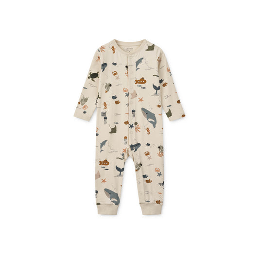 Liewood - Pajamas "Birk pajamas jumpsuit" | sandy