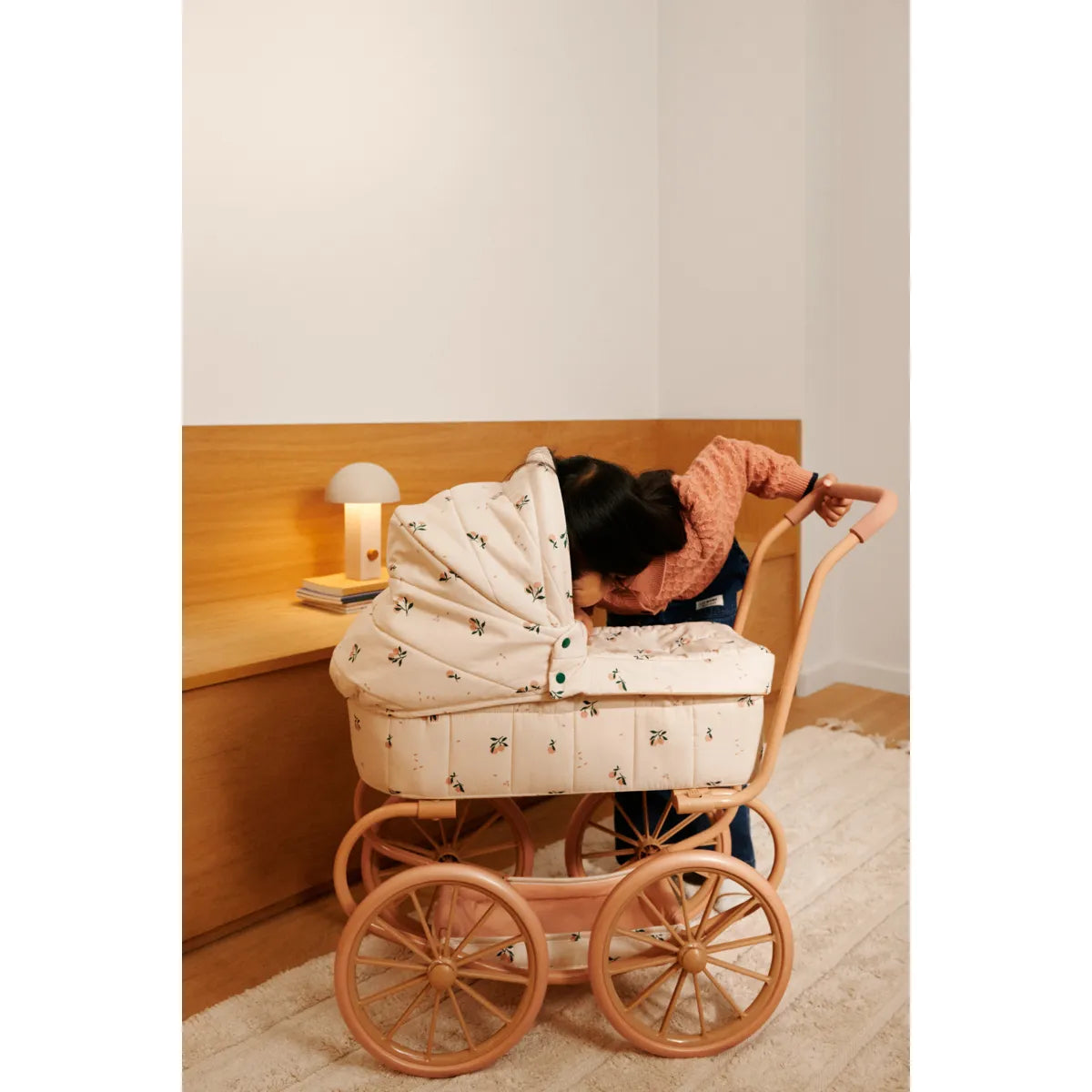 Liewood - Kinder Puppenwagen "Adaline Doll Pram" | peach / sea shell