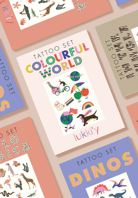 Lukkily - Tattoos "Colorful World"