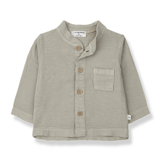 1 + in the Family - Long Sleeve Shirt "Maurizio" | beige - Leja Concept Store