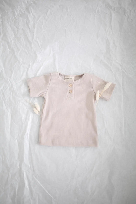 MOMMYLOVE.S – Basic Rib Shirt | beige Mommylove.s