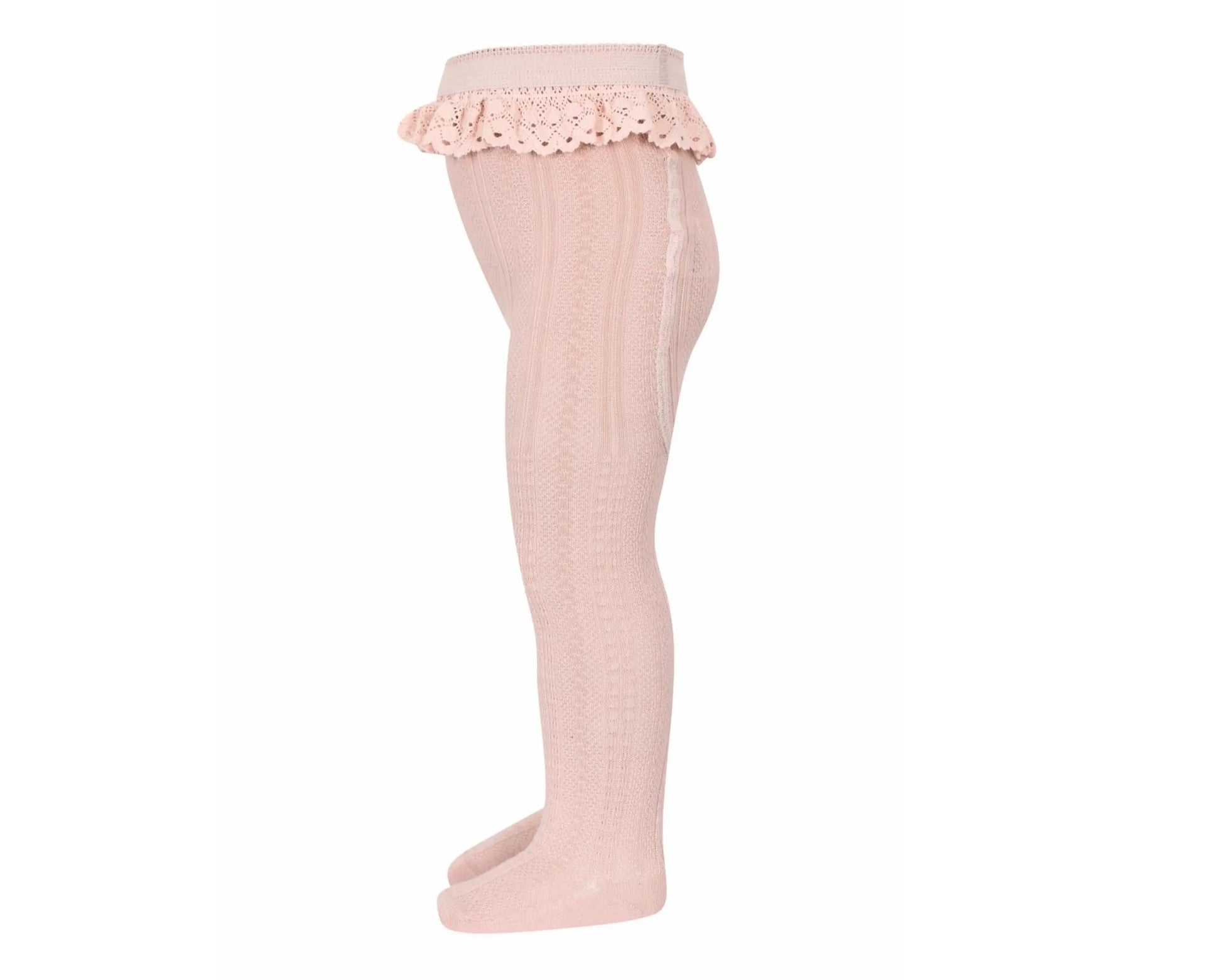 MP Denmark - Socken "Ruby Tights - Lace" | rose dust MP Denmark