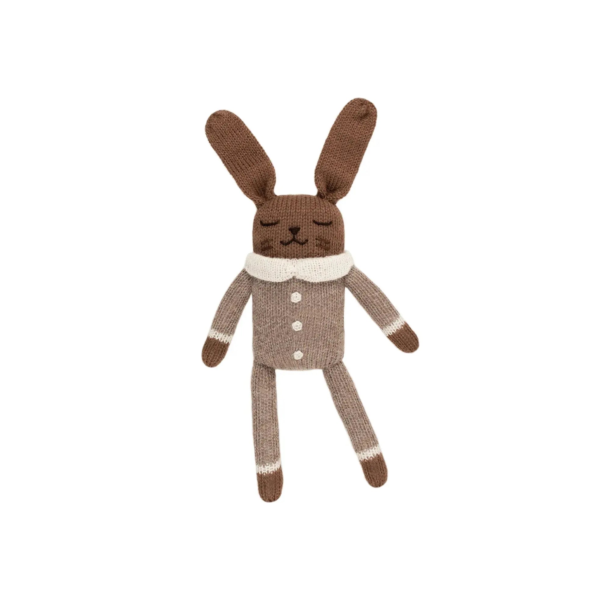 Main Sauvage - Kuscheltier "Bunny knit toy" | oat jumpsuit Main Sauvage