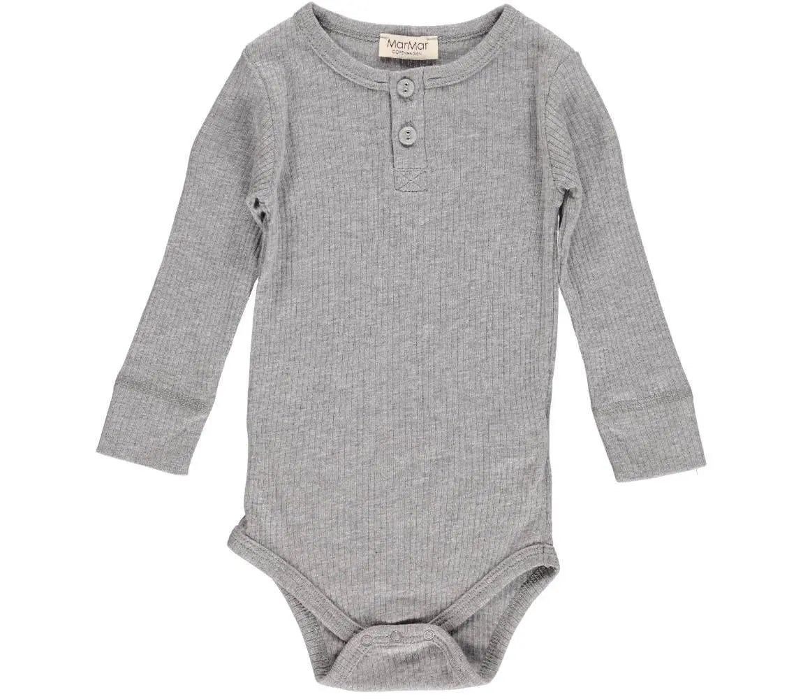 MarMar Copenhagen - Body "LS" | grey melange MarMar Copenhagen