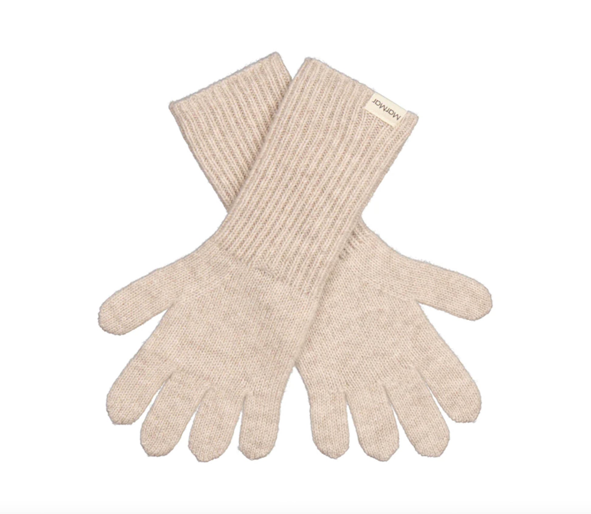 MarMar Copenhagen - Handschuhe Kaschmir "Aske Long" Kind |  sand melange / beige - Leja Concept Store