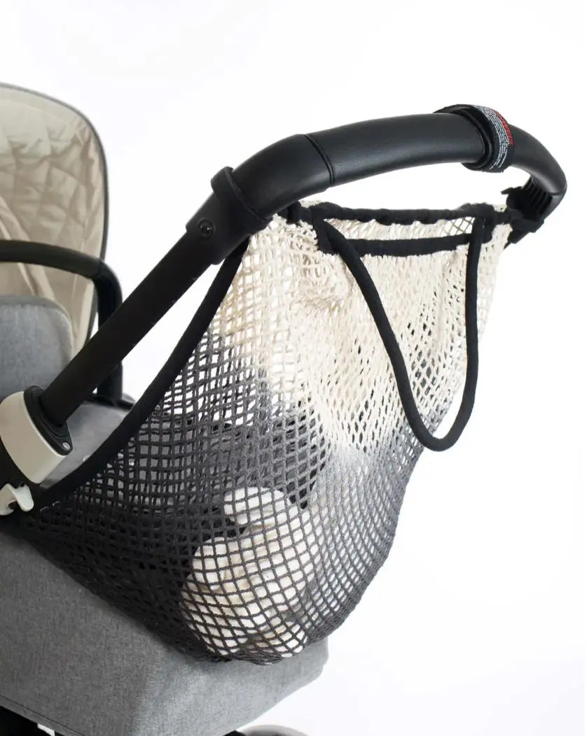 Mara Mea - Kinderwagen-Netz "Black Bear" | black dip dye Mara Mea
