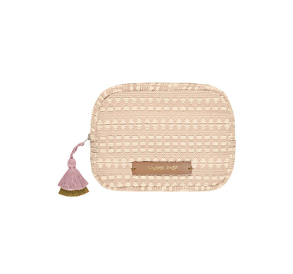 Mara Mea - Kosmetiktasche "midi pouch sand & stone" | beige - Leja Concept Store