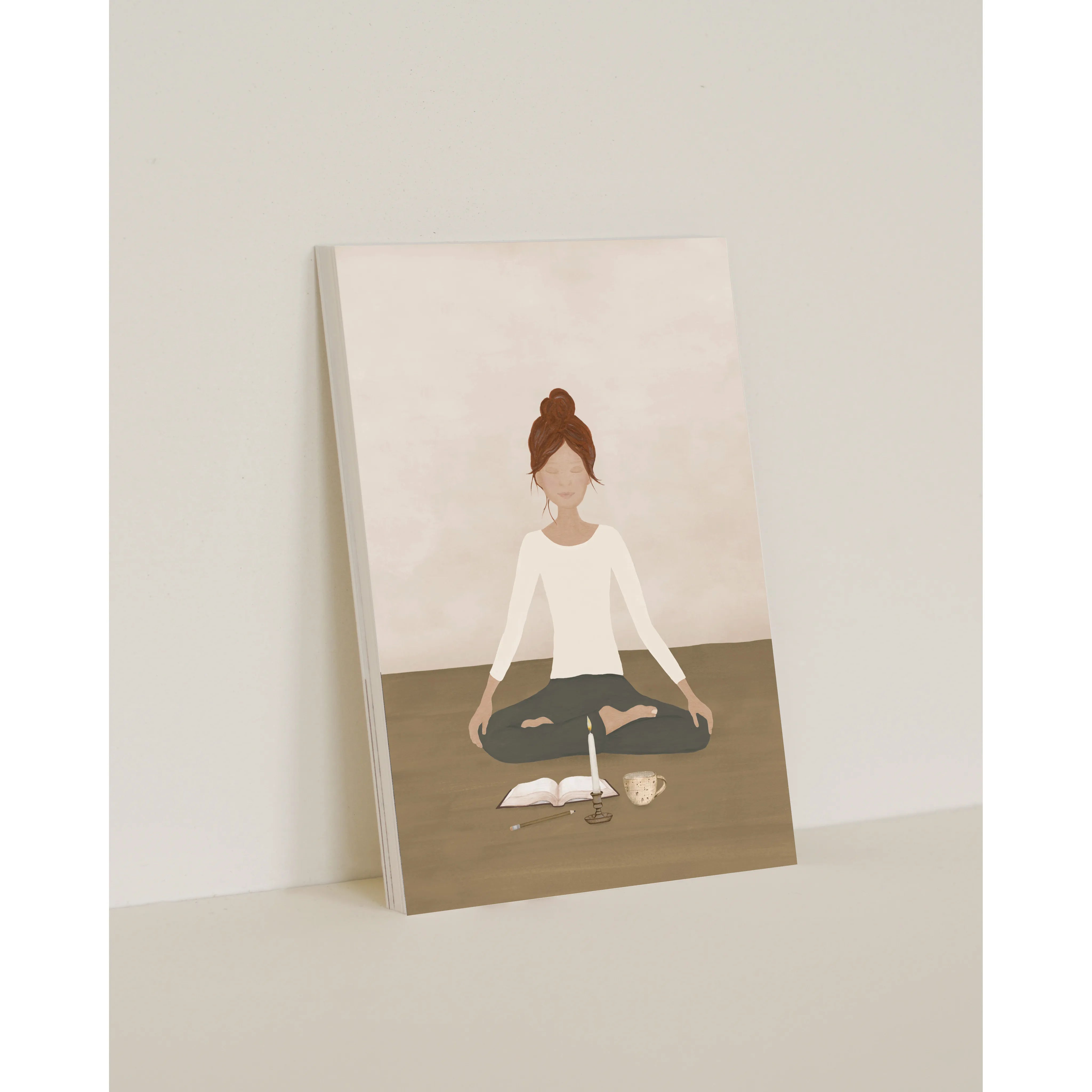 Sâlt + Flor - Grußkarte / Postkarte "Meditation"