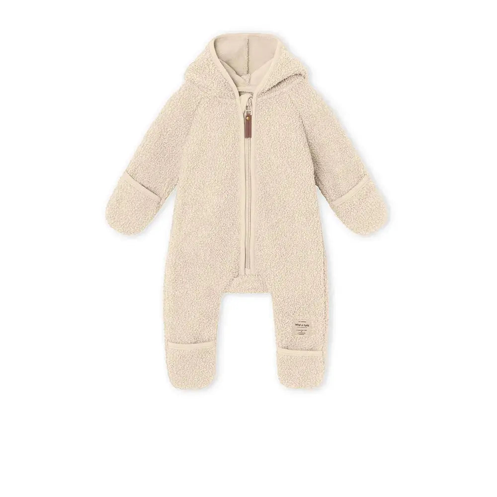 Mini A Ture - Teddyfleece Overall "MATADEL teddyfleece jumpsuit" | Angora Cream Mini A Ture