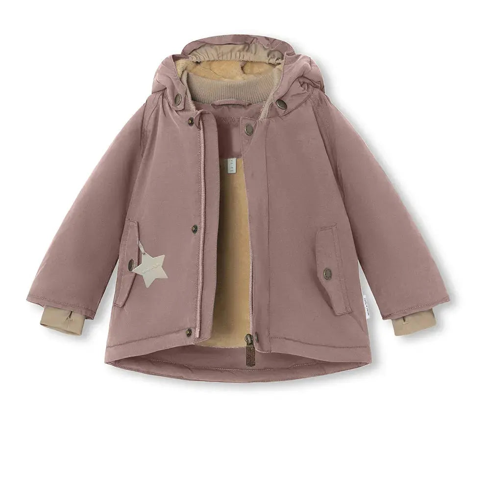 Mini A Ture - Winterjacke mit Fleecefutter "MATWALLY fleece lined winter jacket" | Light Plum Mini A Ture