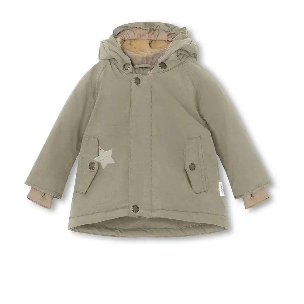 Mini A Ture - Winterjacke mit Fleecefutter "MATWALLY fleece lined winter jacket" | Vert Mini A Ture