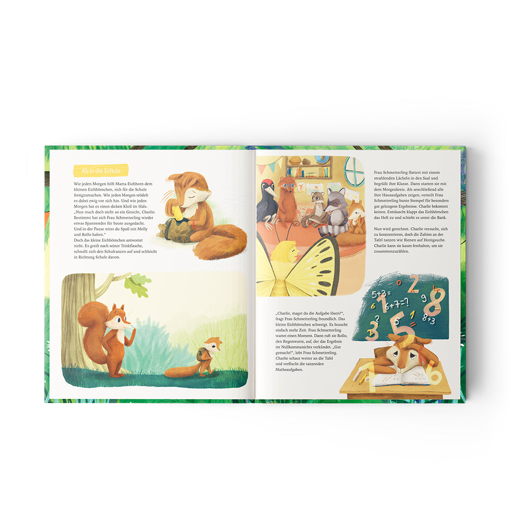 Jupitermond Verlag - Kinderbuch "Charlie und der Mutmachwald"