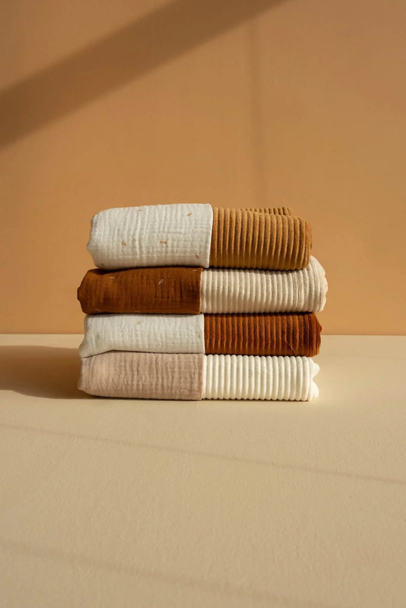 Nanami - Babydecke Babydecke "Ribvelvet - Natural " | natur Nanami