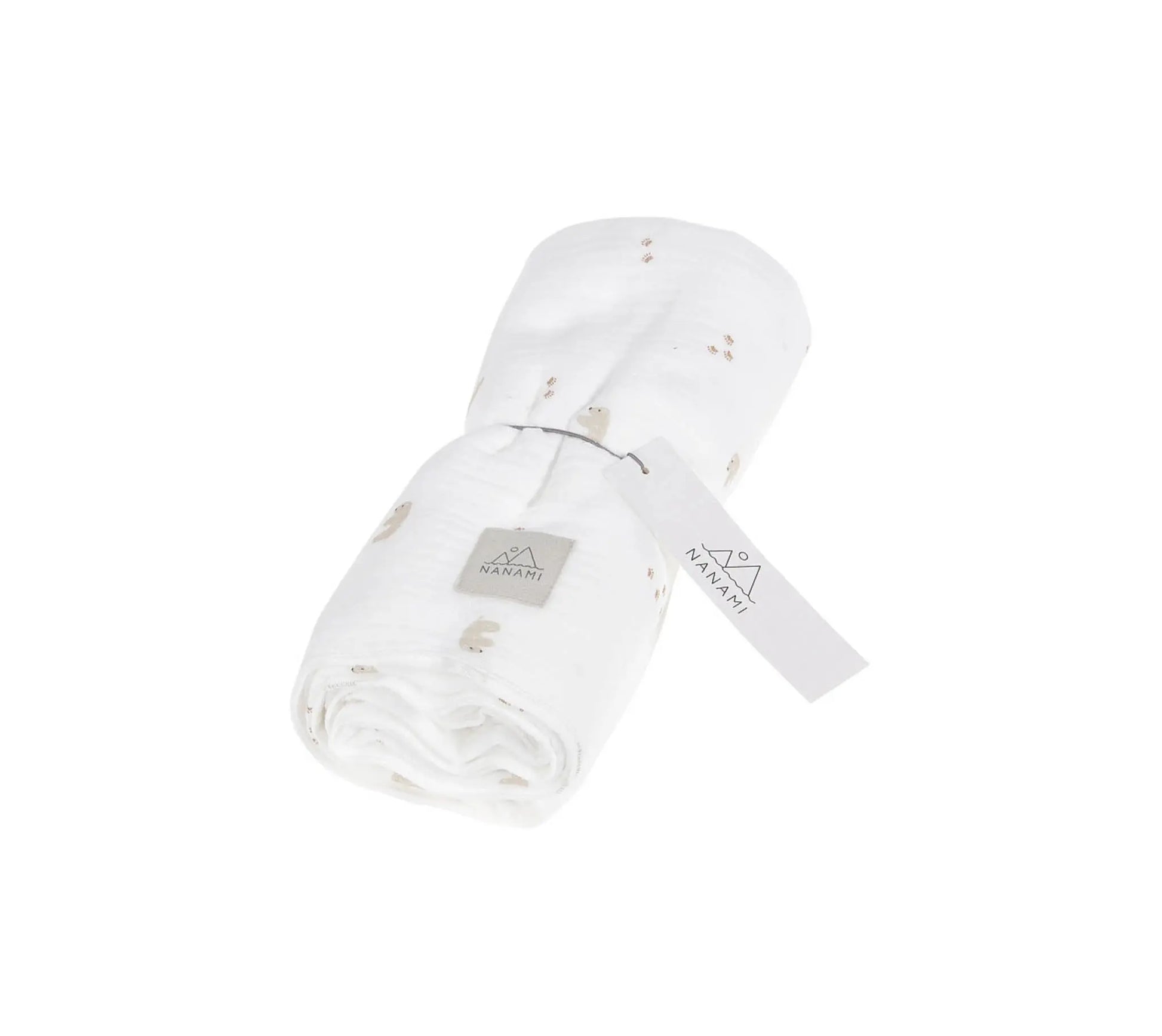 Nanami - Mulltuch "Swaddle Polarbear" | off-white Nanami