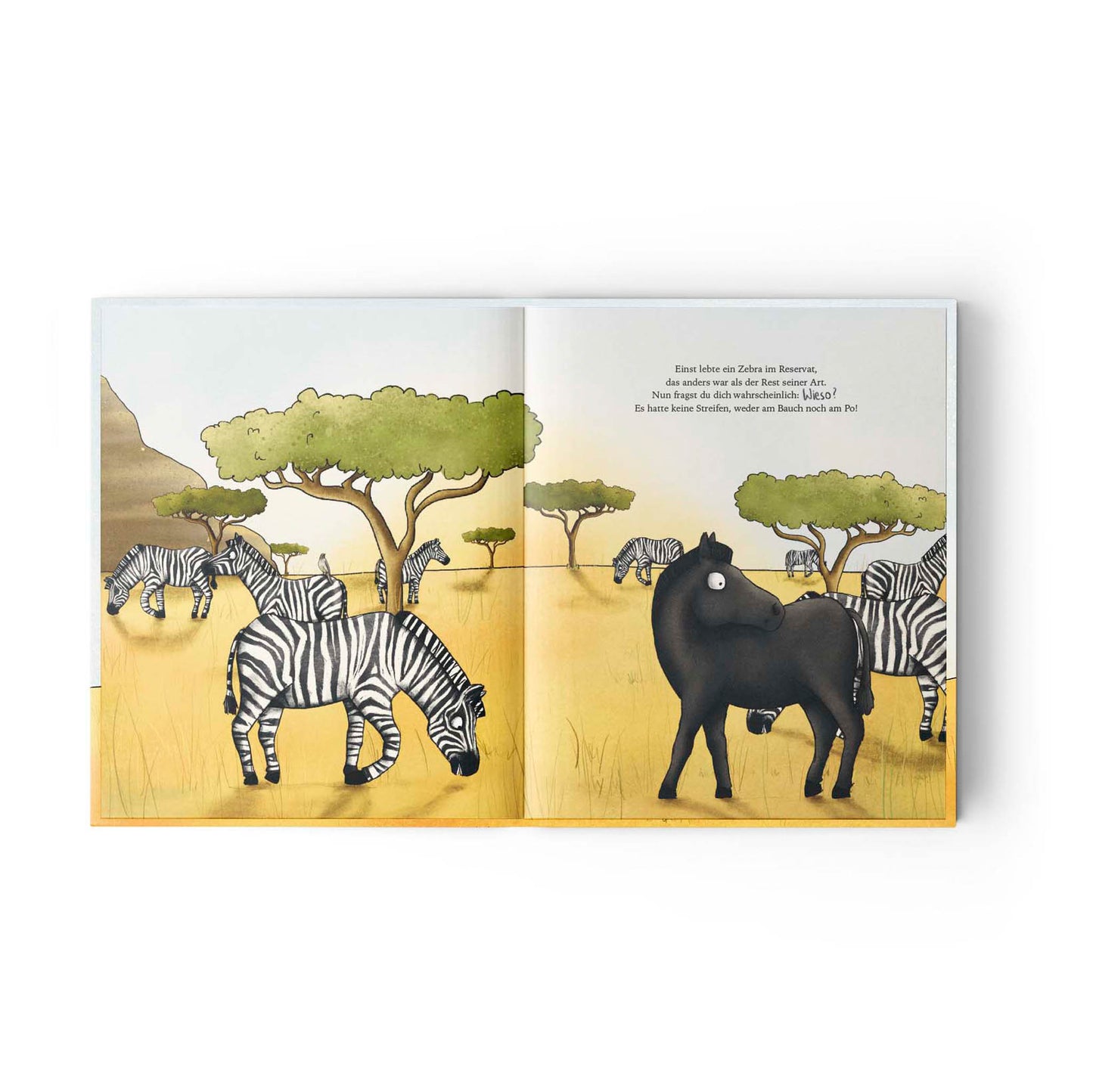 Jetzt vorbestellen! Jupitermond Verlag - Kinderbuch "Noomi, das streifenlose Zebra" - Leja Concept Store