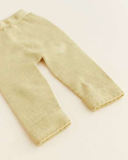 Hvid - Strickhose "Guido" | light yellow