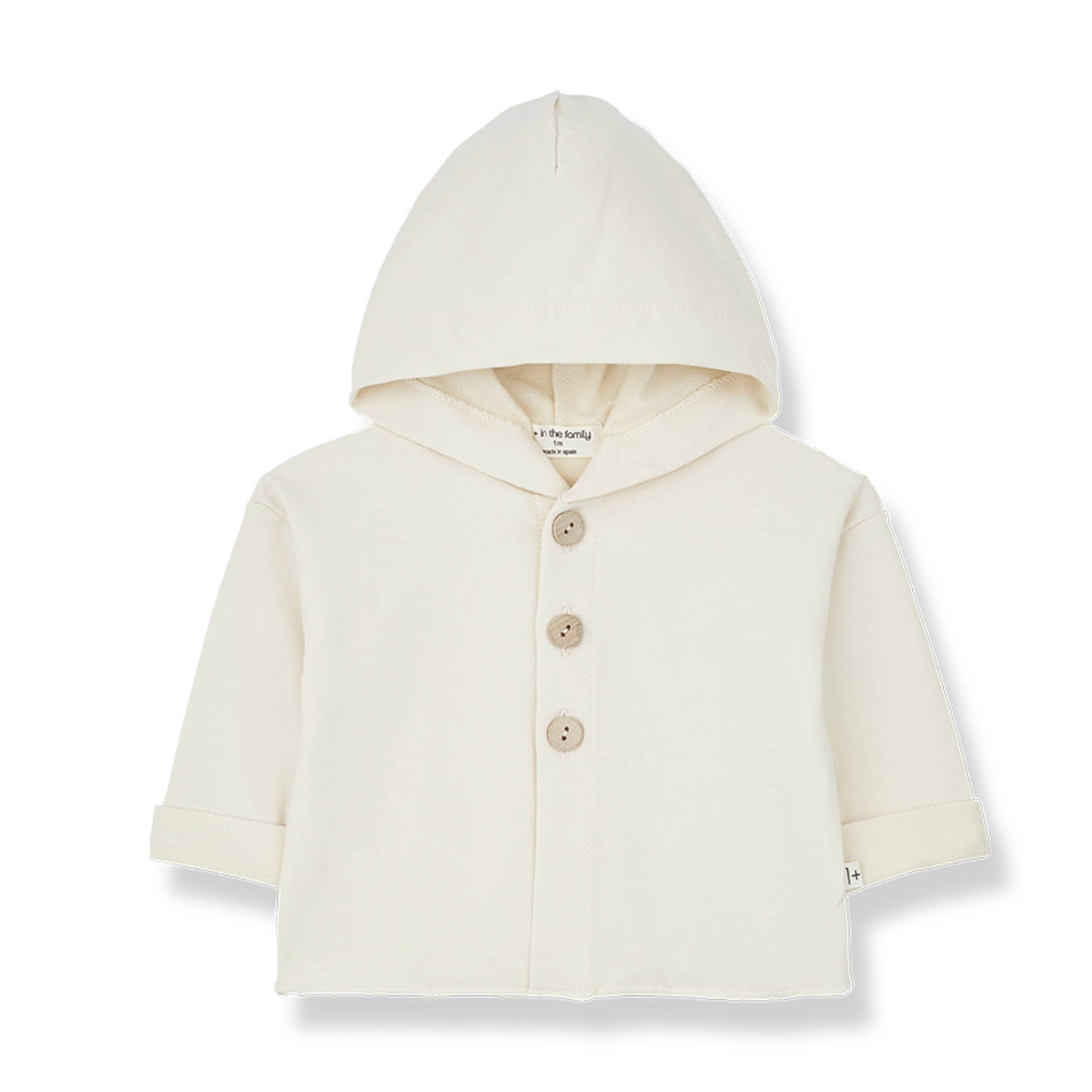1 + in the Family - Hood Jacket "Paolo" | ivory - Leja Concept Store
