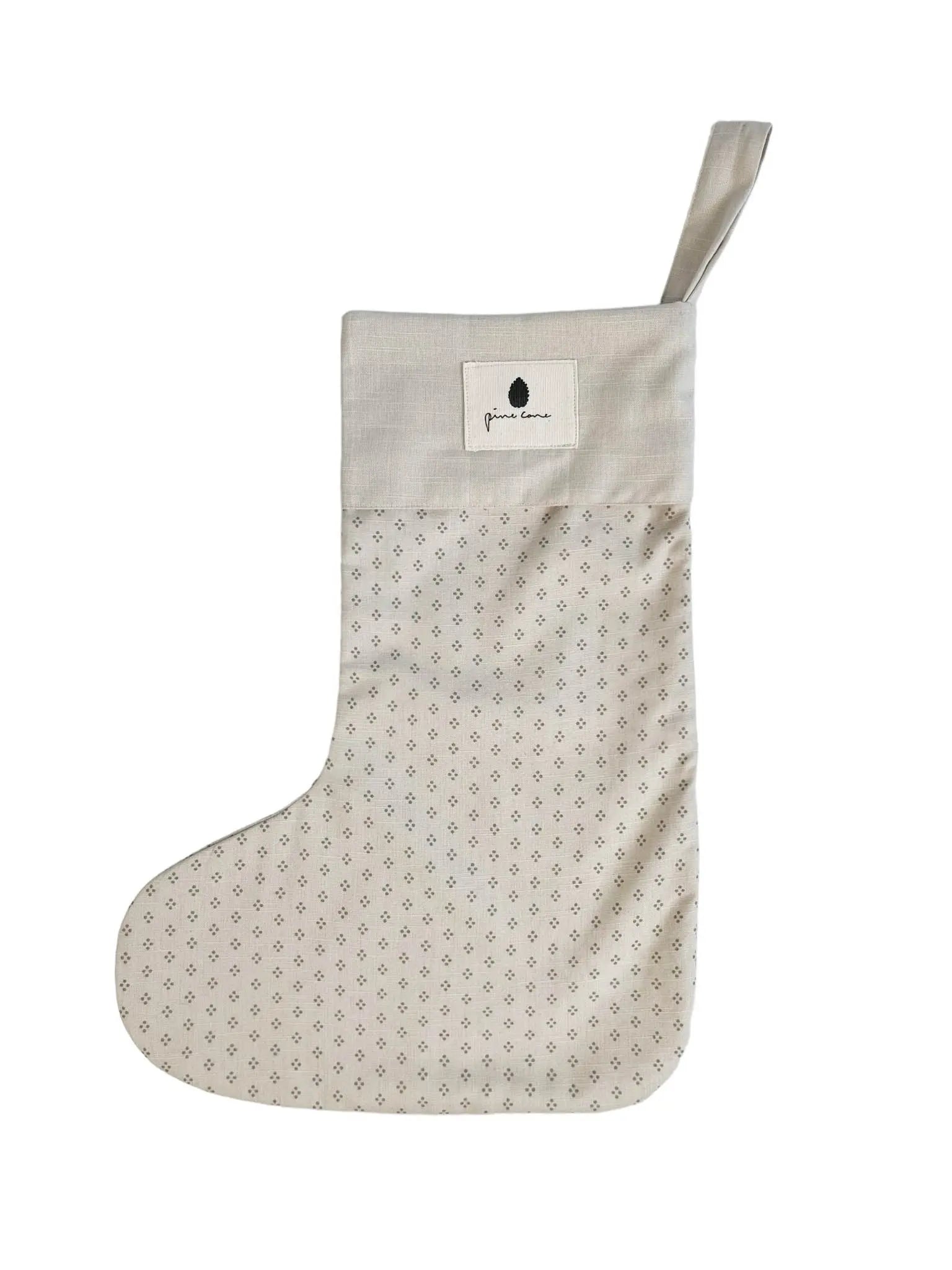 Pine Cone - Weihnachtsstrumpf "Grandma's  Christmas Sock" | Natura Dot Pine Cone