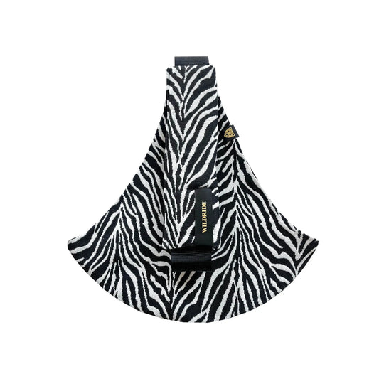 Wildride - Kindertrage "Black Zebra Carrier / Premium Collection" | black zebra Wildride