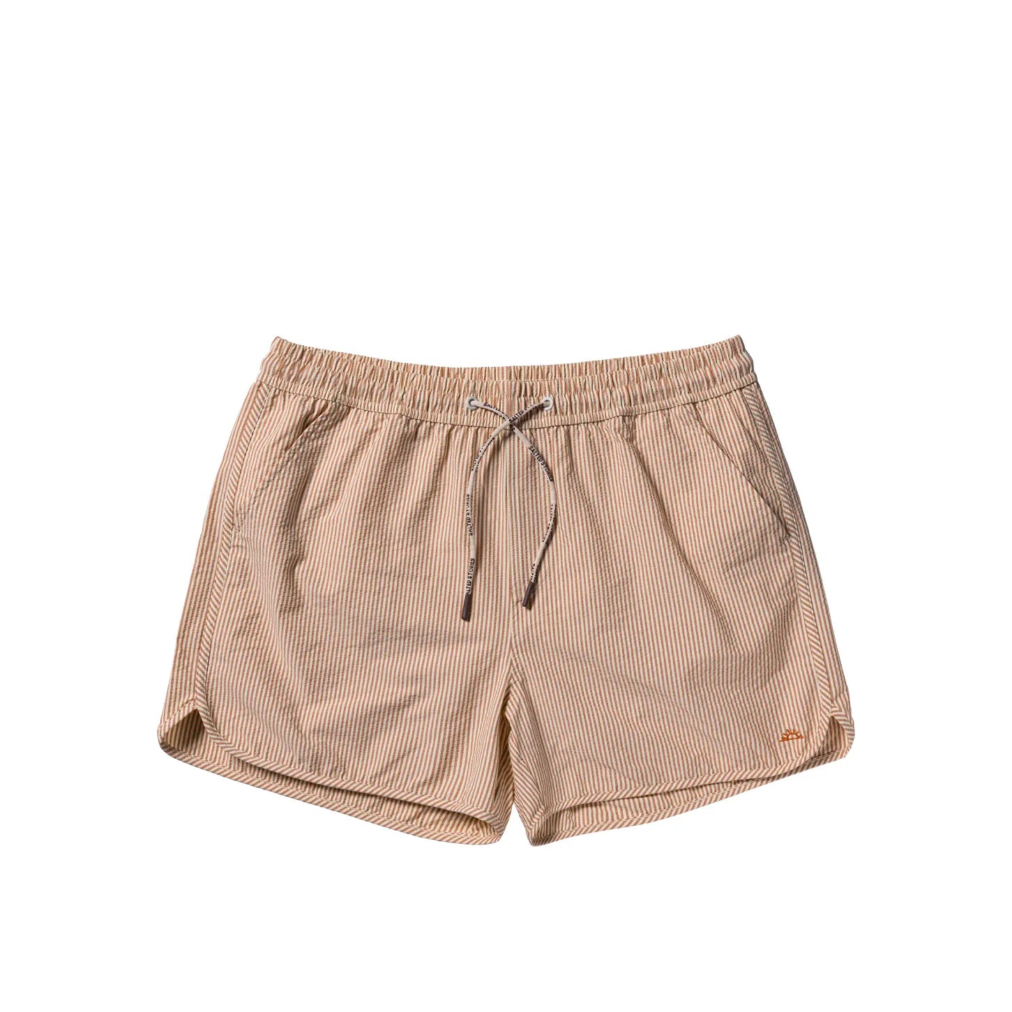 Salted Stories - Herren-Badeshorts "Seersucker " | bombay brown