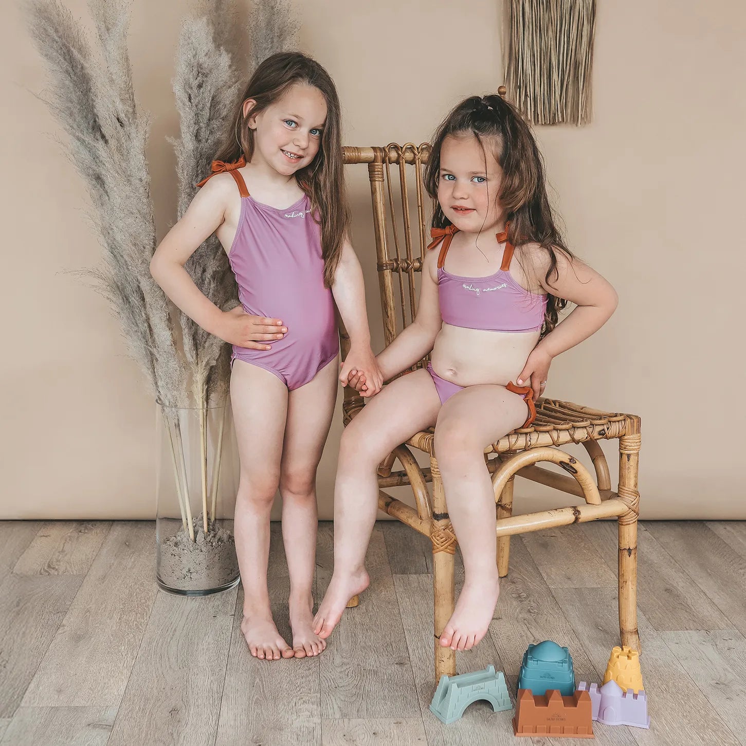 Salted Stories - Bikini "Colorblock " | dusky orchid