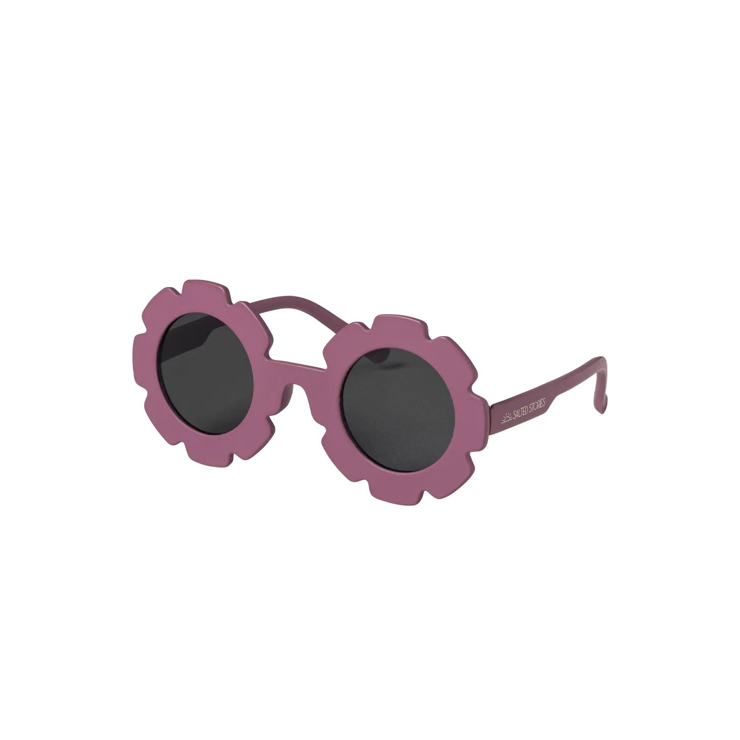 Salted Stories - Sonnenbrille mit Blumenmuster "Solid " | dusky orchid
