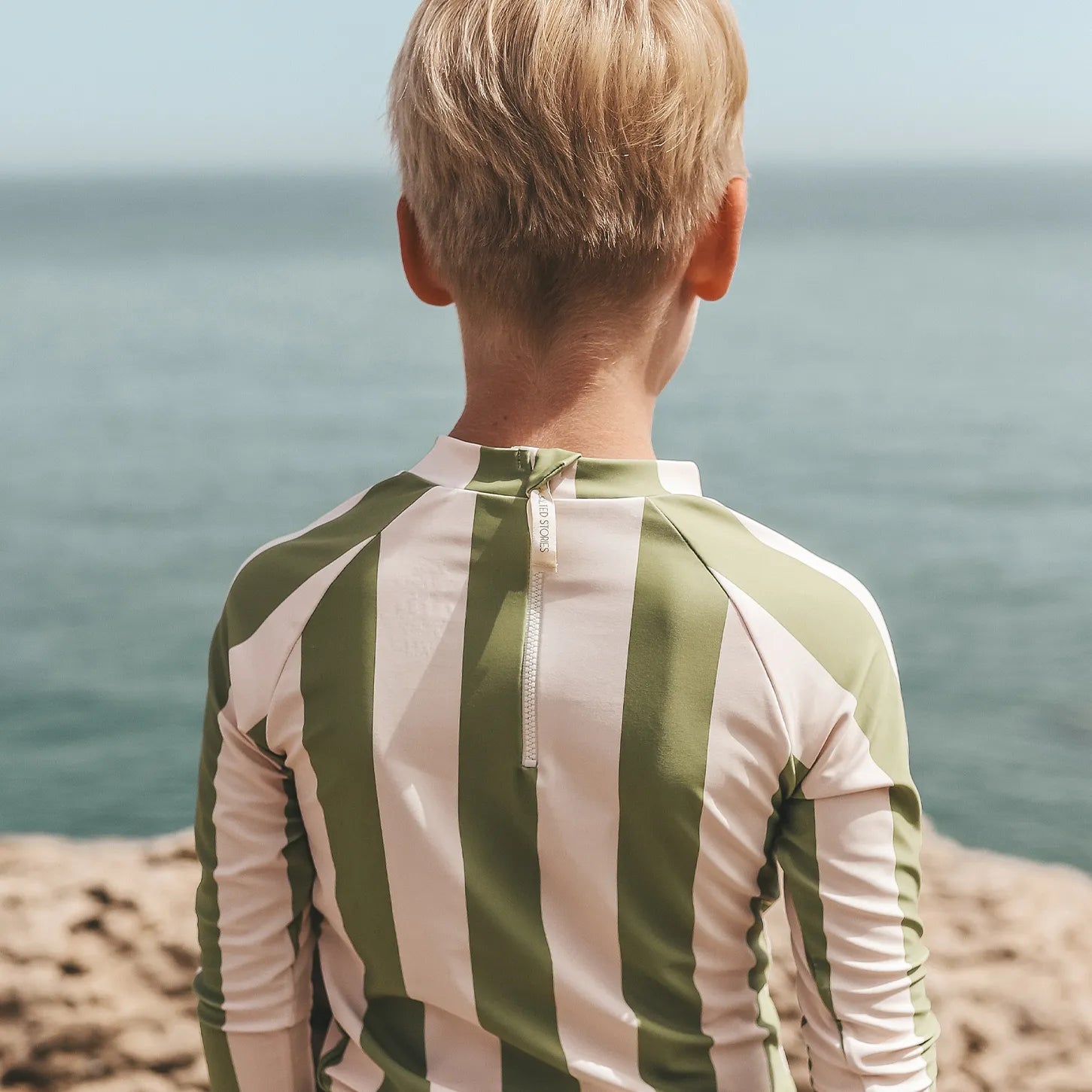 Salted Stories - UV-Shirt Langarm"Wide Stripe " | iguana