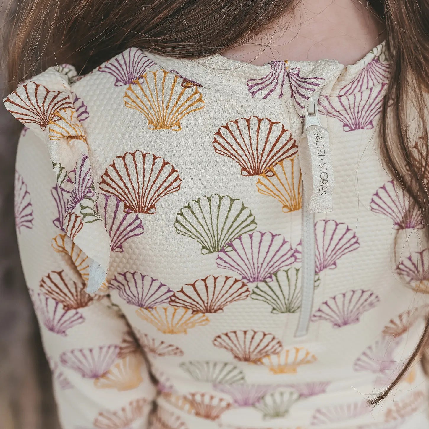 Salted Stories - Badeanzug "Shells " | multicolor