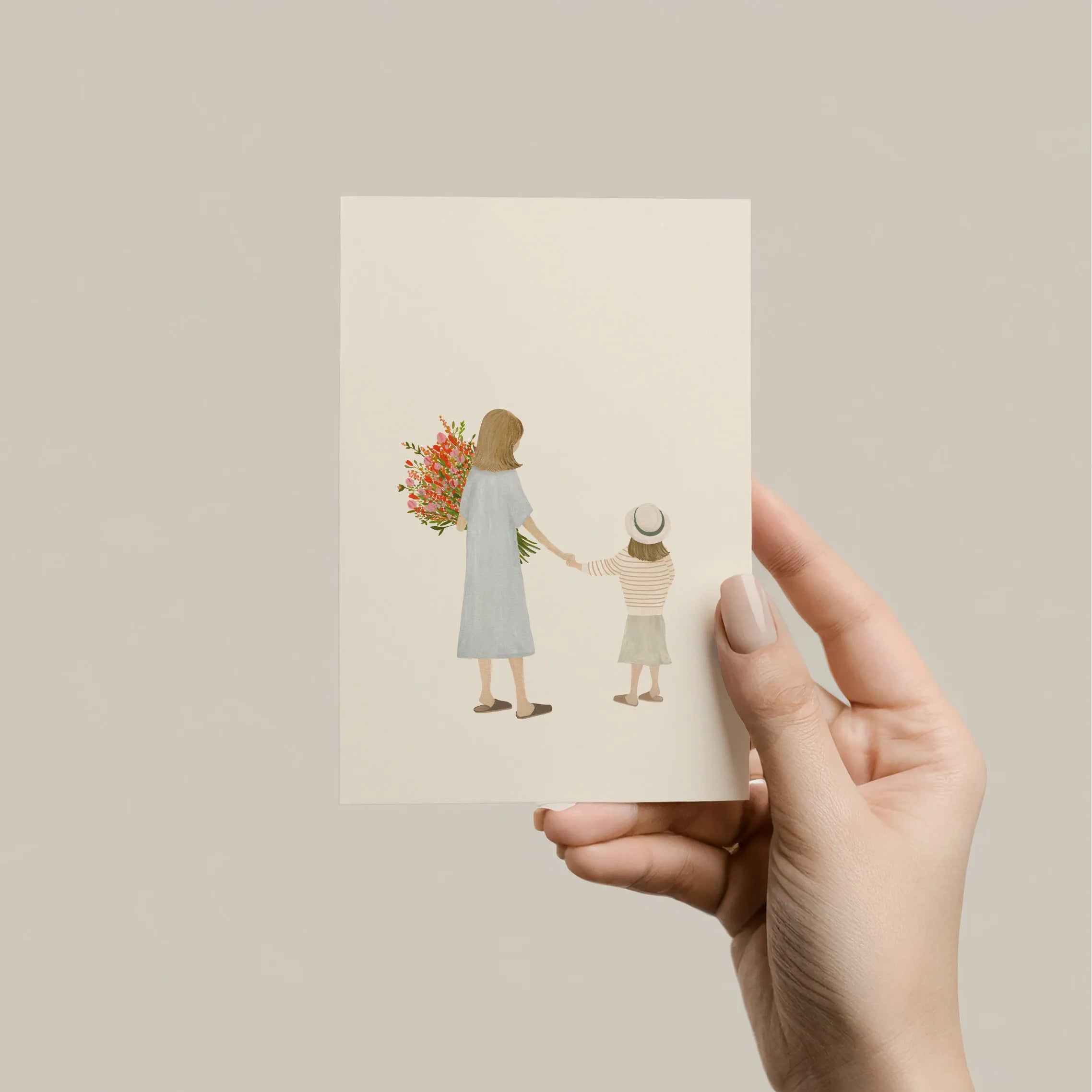 Sâlt + Flor - Grußkarte / Postkarte "Floral Mother"