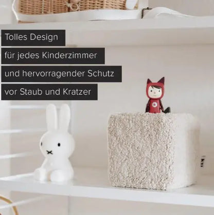 JenLiving - Musikbox Hülle / Schutzbezug für die Toniebox "SLEEVY Teddy" | beige JenLiving