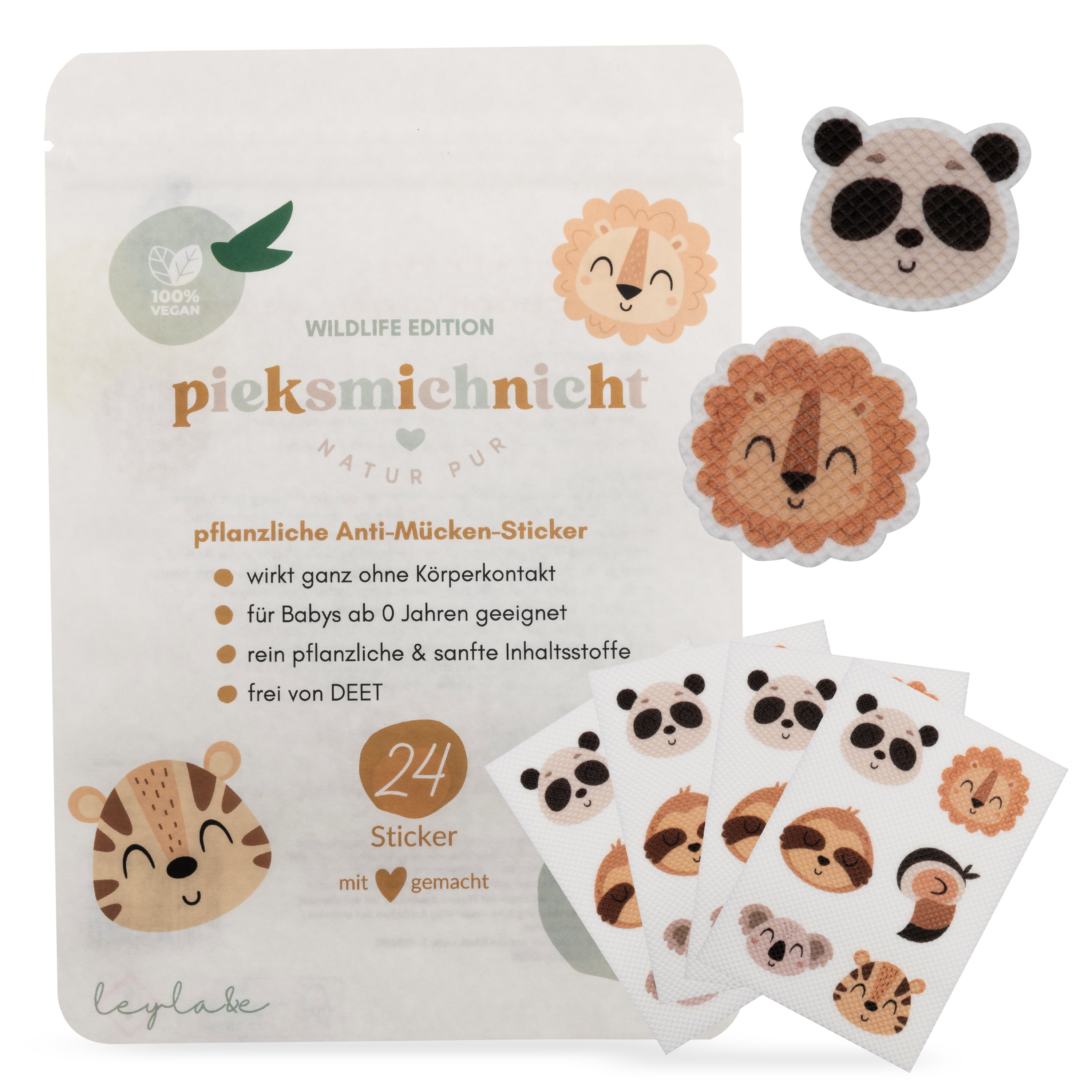 pieksmichnicht - Anti-Mücken-Sticker zum Schutz vor Mücken