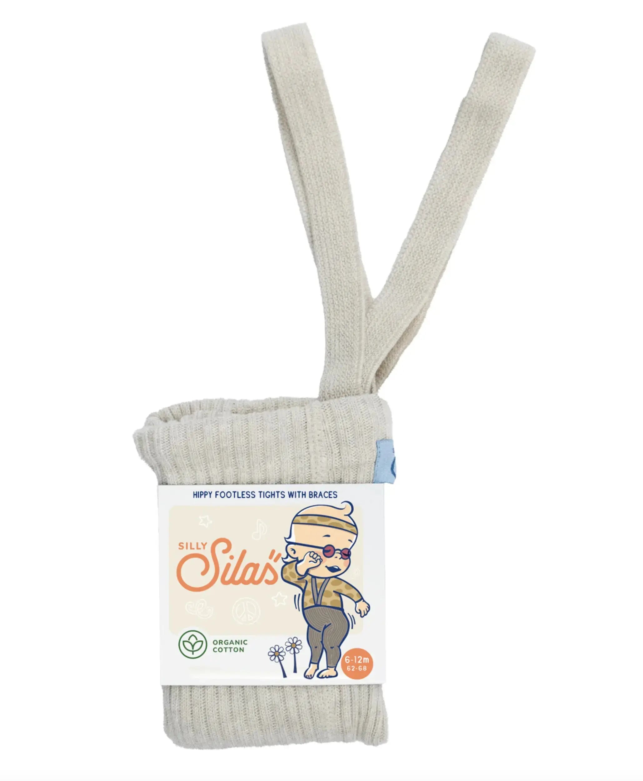 Silly Silas - Leggings mit Hosenträgern "HIPPY Footless Cotton Tights " | cream blend Silly Silas