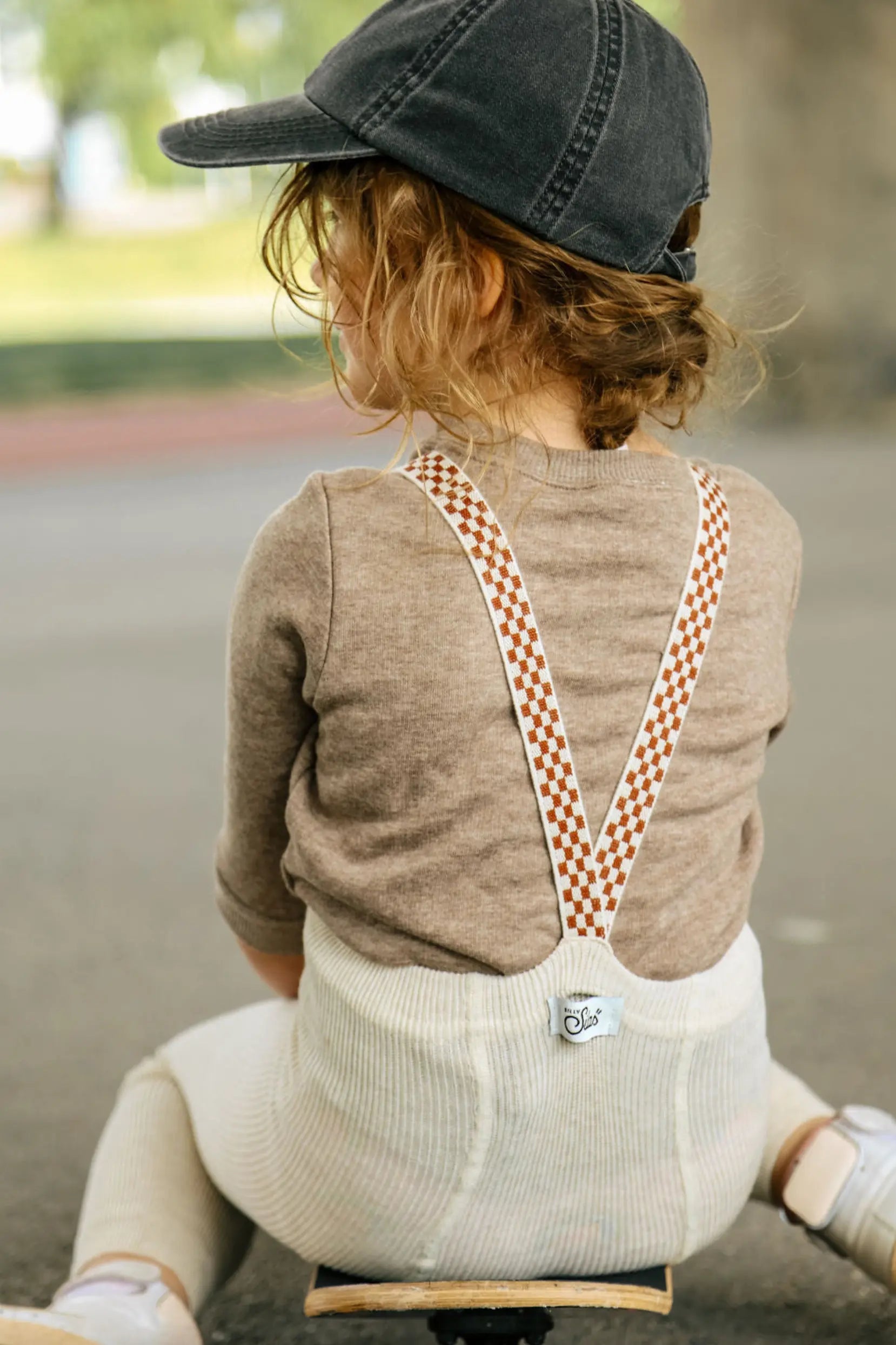 Silly Silas - Leggings mit Hosenträgern "RETRO CHAMPS" | Cream Blend Checked Silly Silas