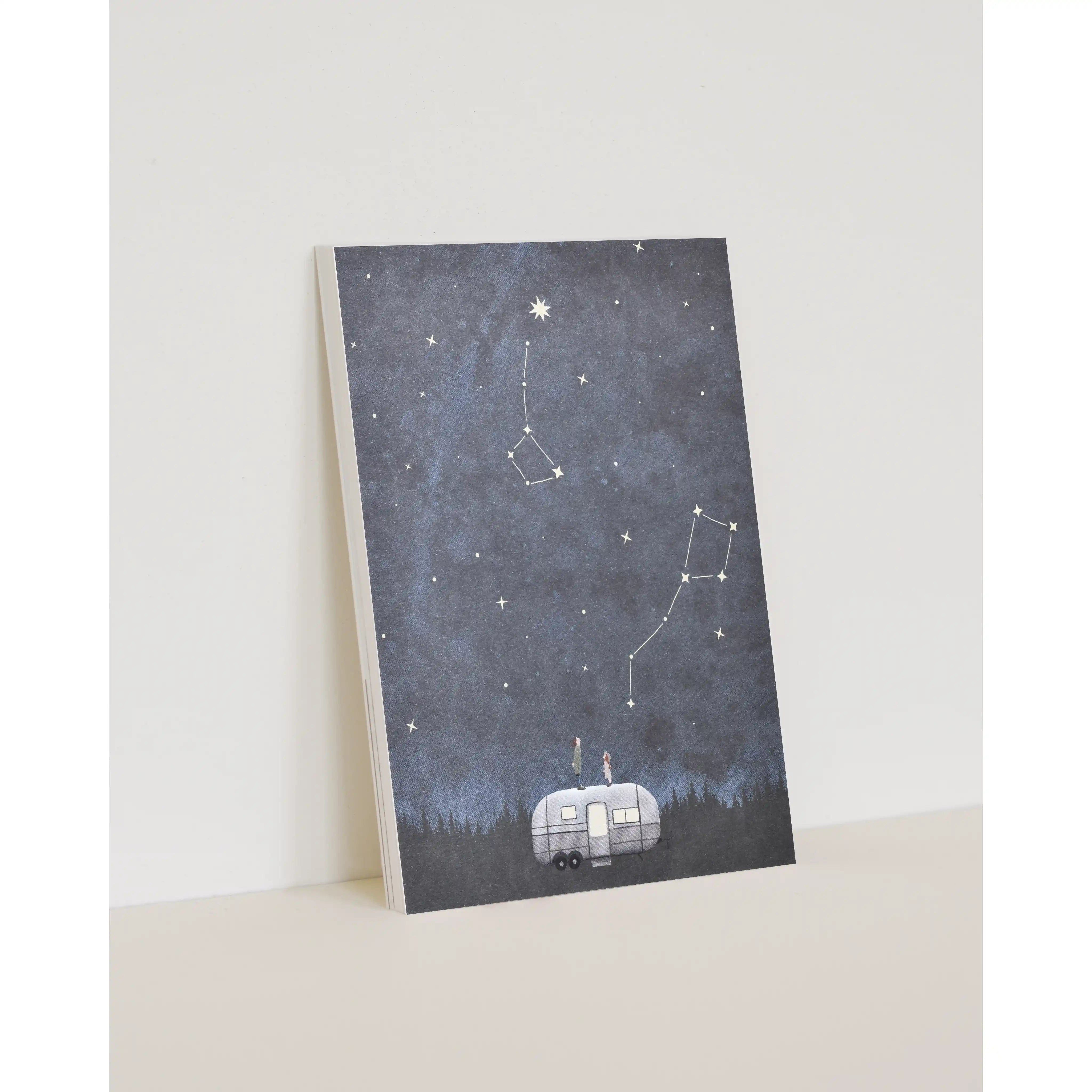 Sâlt + Flor - Grußkarte / Postkarte "Starry Sky | Sternenhimmel"