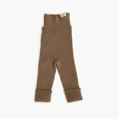 Strickgut - Babyleggings zum Mitwachsen aus Merinowolle | camel Strickgut