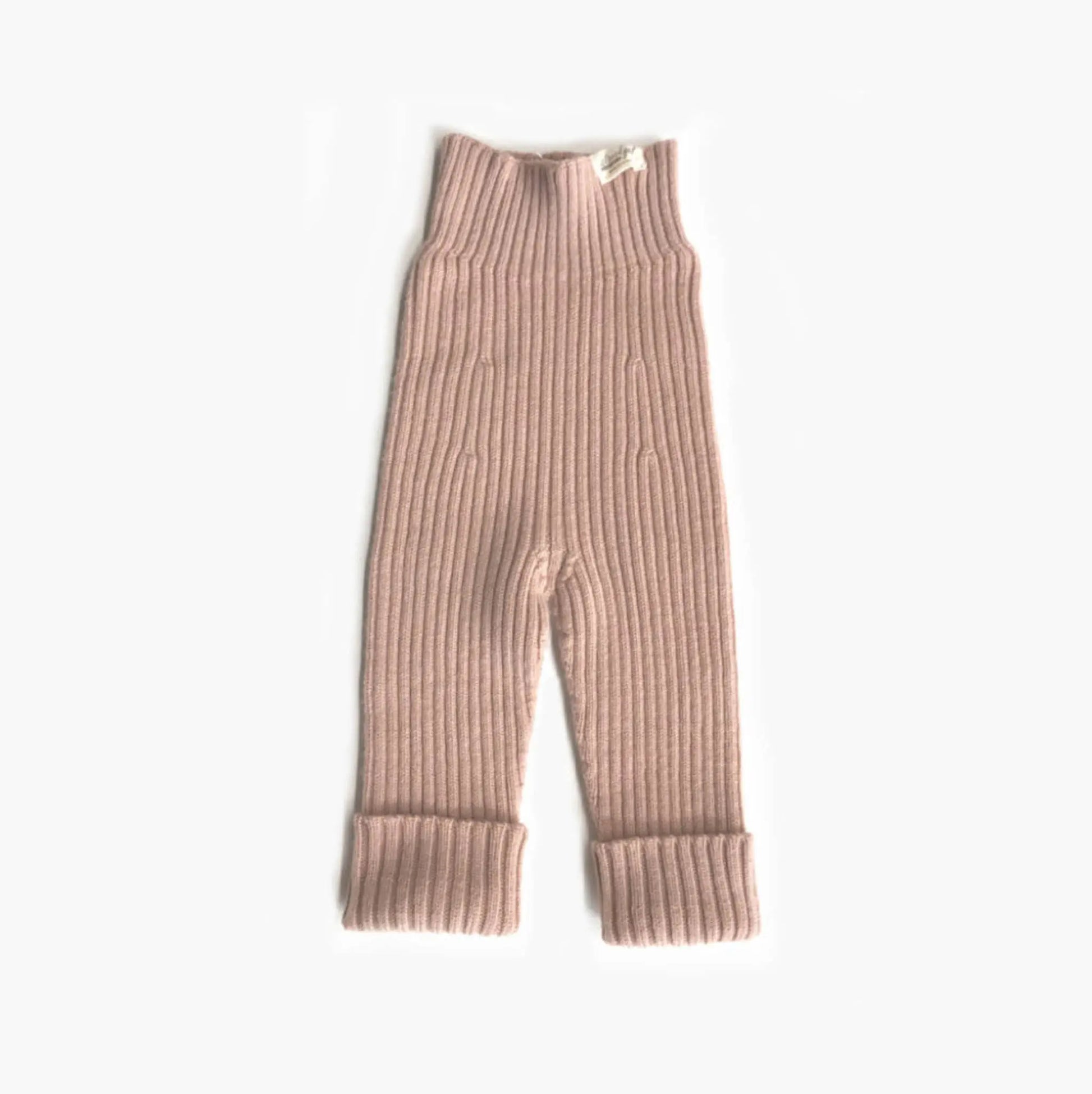 Strickgut - Babyleggings zum Mitwachsen aus Merinowolle | puder Strickgut