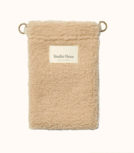 Studio Noos - Handytasche "Ecru Teddy Phone Bag" | ecru Studio Noos