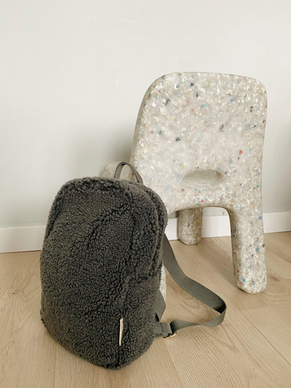 Studio Noos - Kinderrucksack "Mini Chunky Backpack" | dunkelgrau Studio Noos