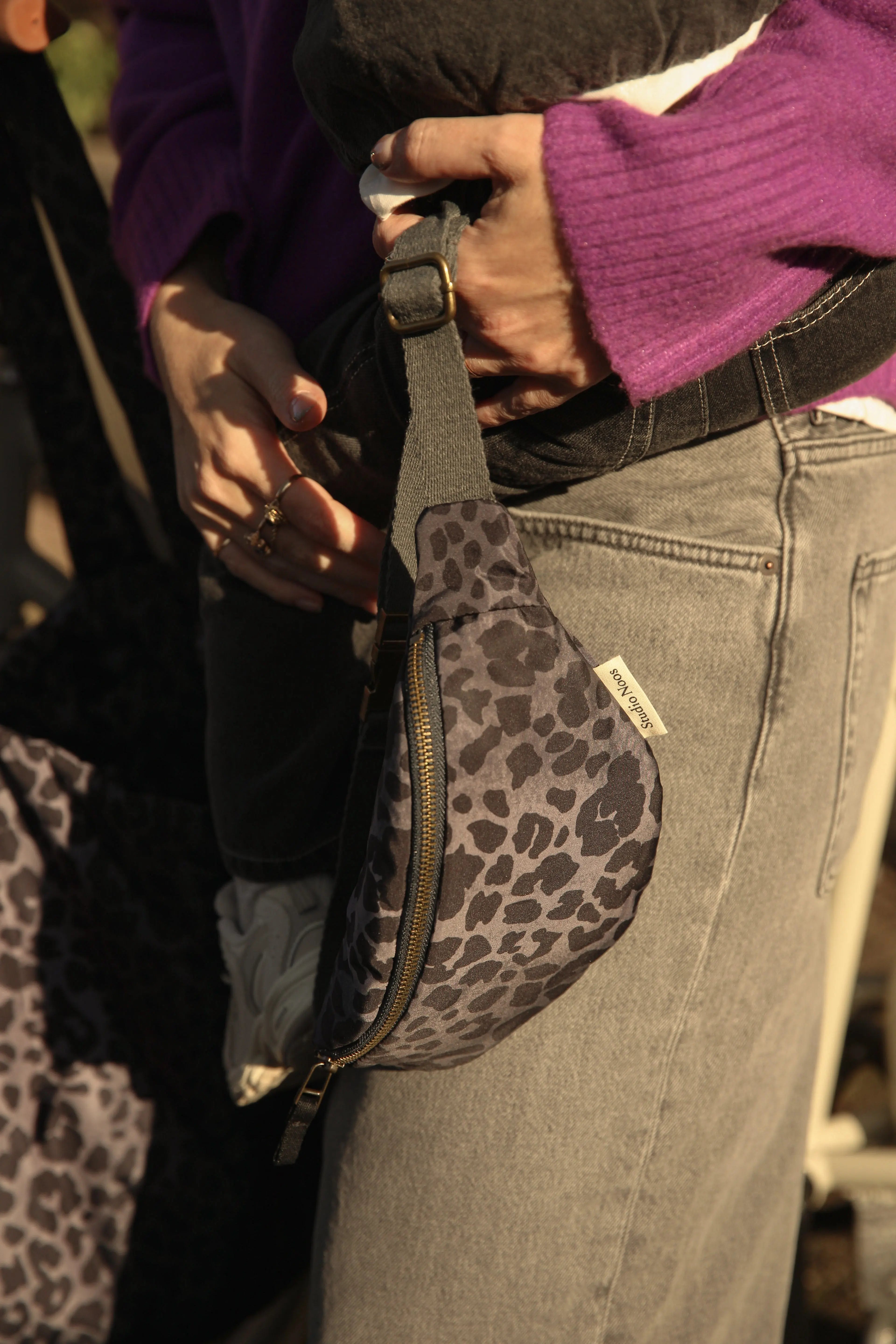 Studio Noos - Kindertasche "Antra Leopard Puffy Mini Fanny Pack" | antra leopard Studio Noos