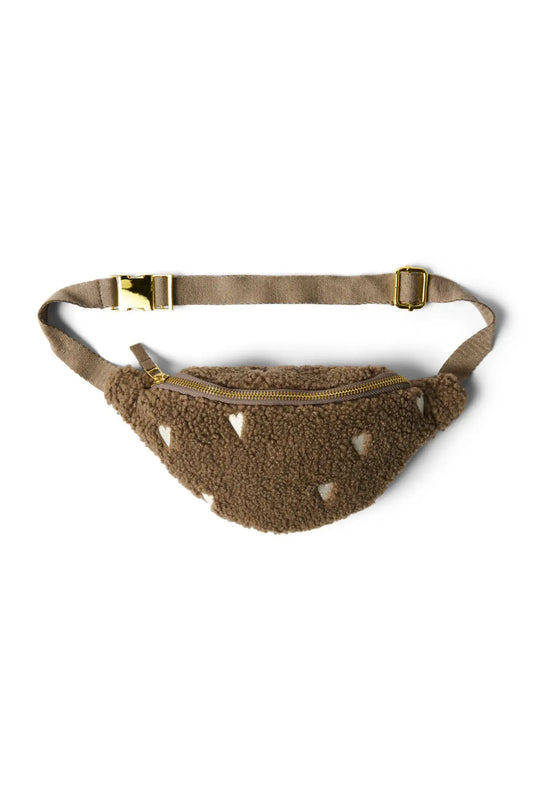 Studio Noos - Kindertasche "Brown Teddy Hearts Mini Fanny Pack" | brown teddy hearts Studio Noos