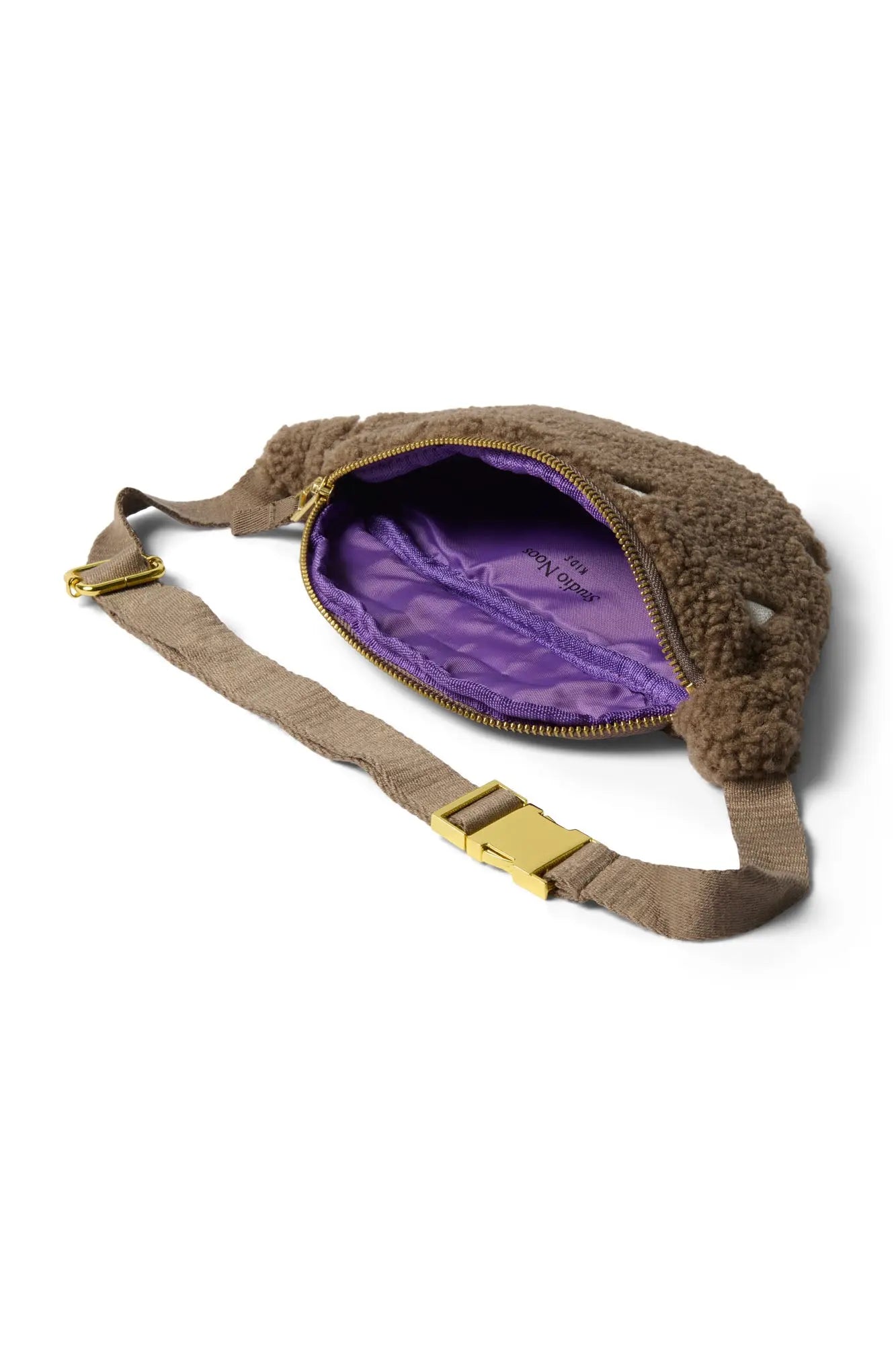 Studio Noos - Kindertasche "Brown Teddy Hearts Mini Fanny Pack" | brown teddy hearts Studio Noos