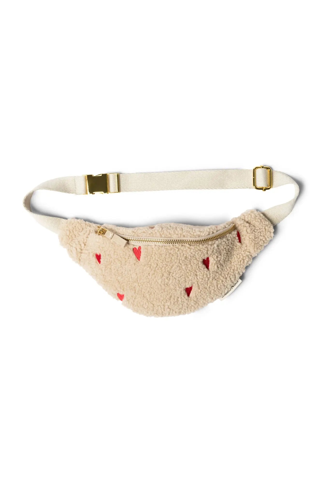 Studio Noos - Kindertasche "Ecru Teddy Hearts Mini Fanny Pack" | ecru teddy hearts Studio Noos