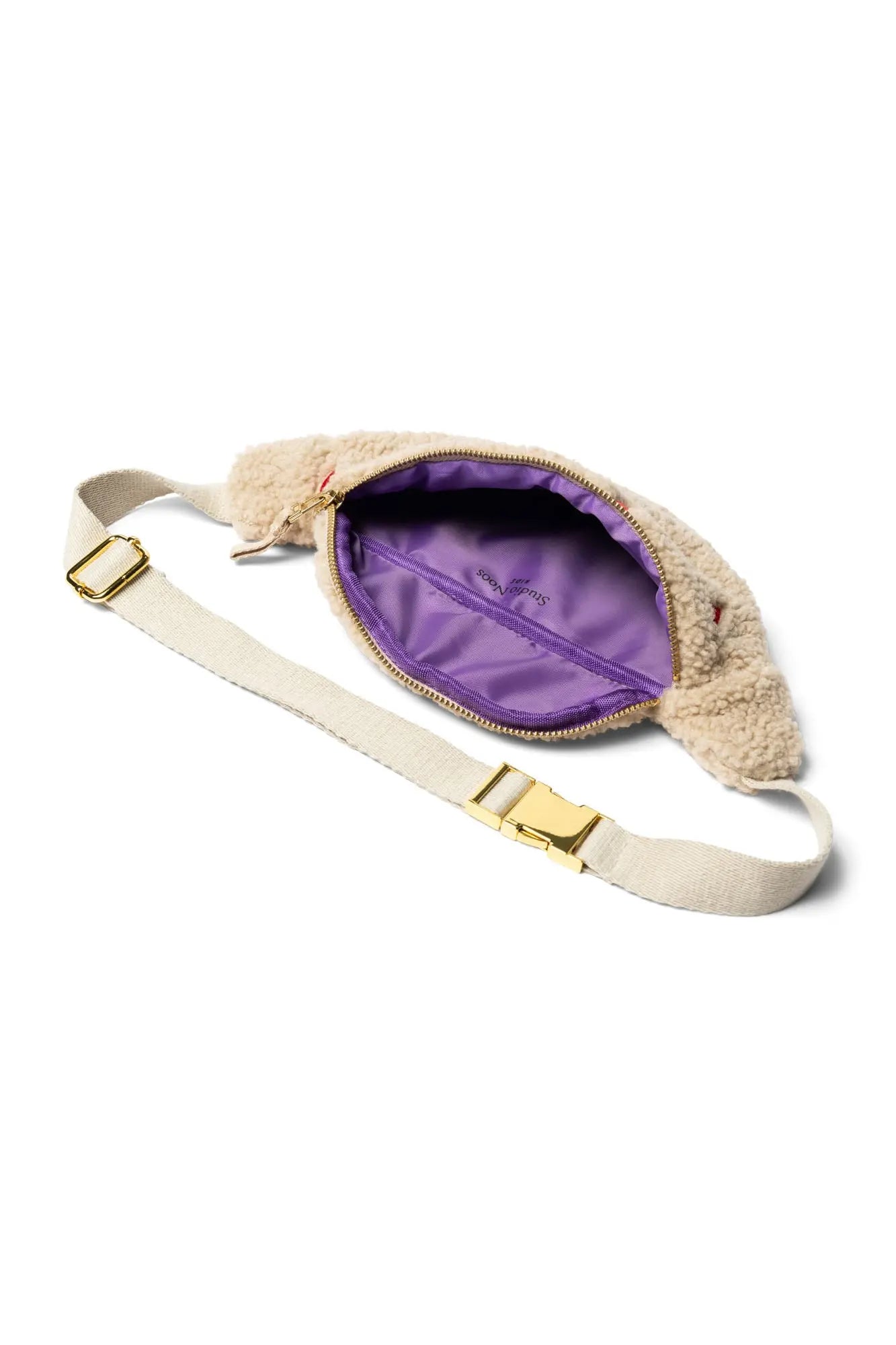 Studio Noos - Kindertasche "Ecru Teddy Hearts Mini Fanny Pack" | ecru teddy hearts Studio Noos