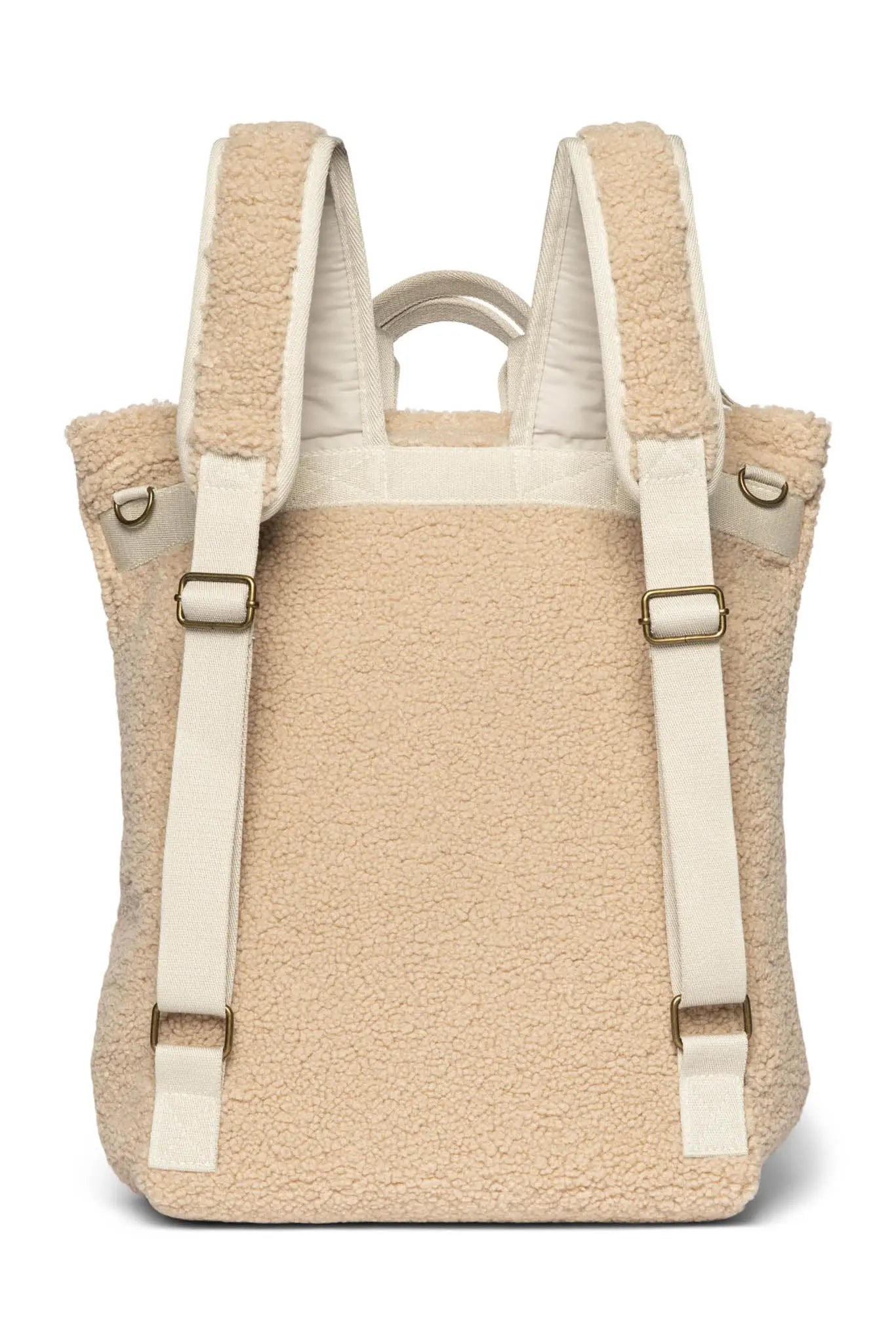 Studio Noos - Rucksack für Erwachsene "Ecru Teddy Adult Backpack" | ecru Studio Noos