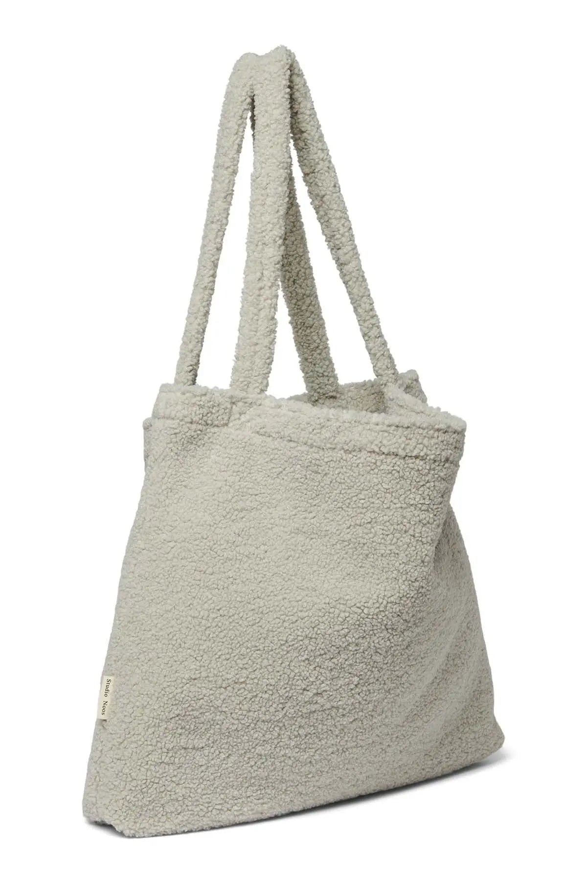 Studio Noos - Tasche "Chunky Teddy Mombag" | light grey Studio Noos