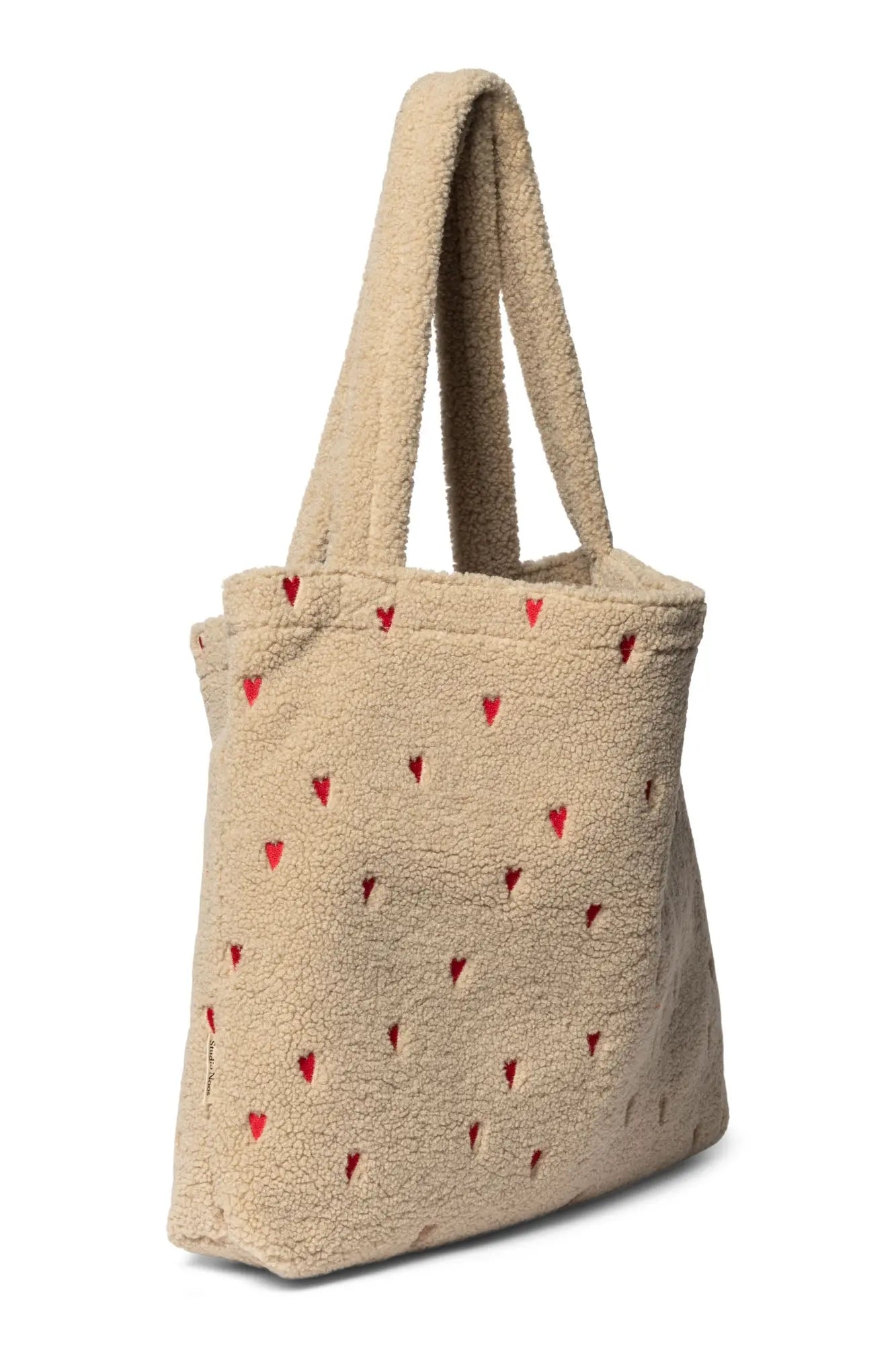 Studio Noos - Tasche "Ecru Teddy Hearts Mombag" | ecru teddy hearts Studio Noos