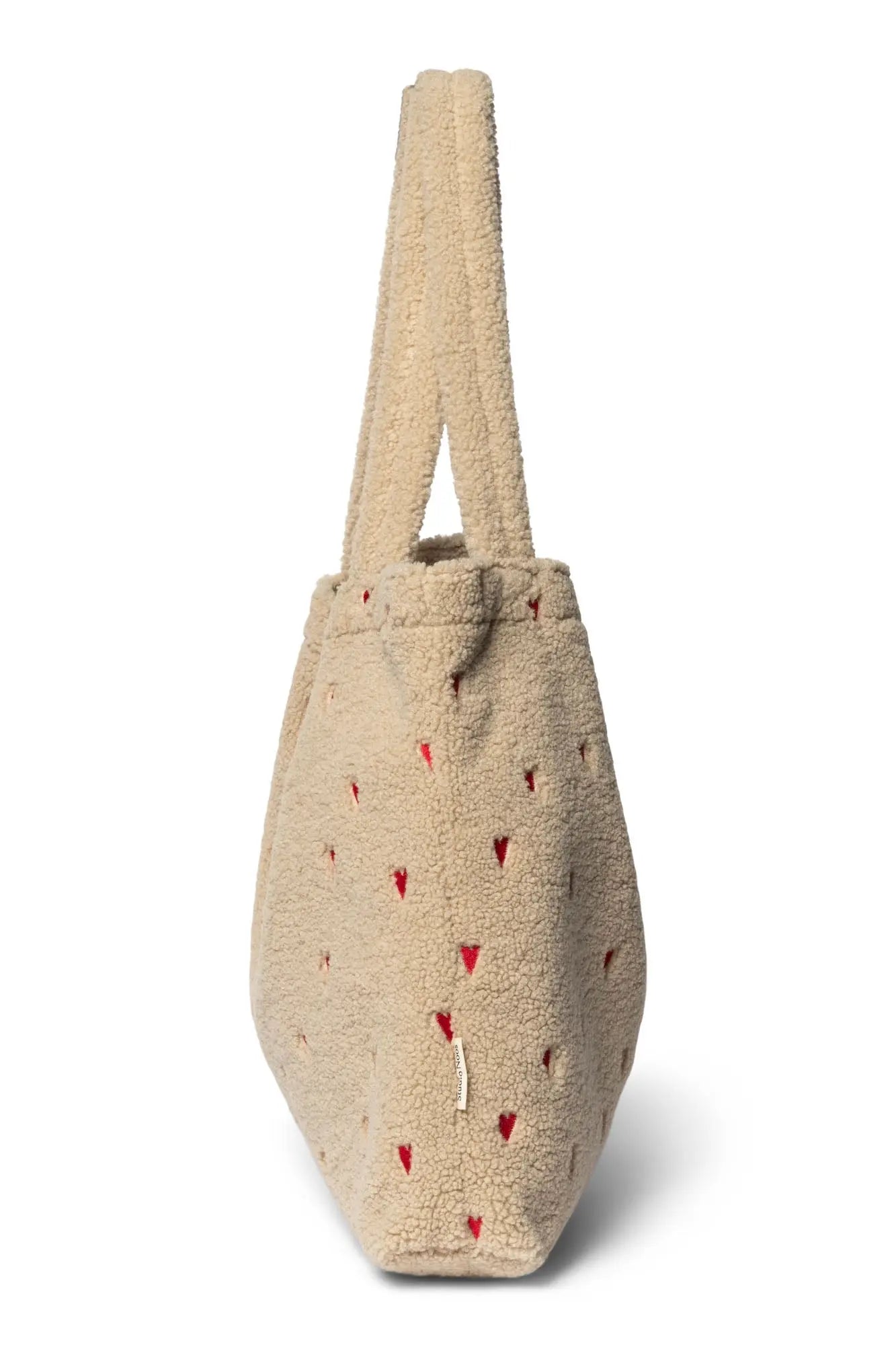 Studio Noos - Tasche "Ecru Teddy Hearts Mombag" | ecru teddy hearts Studio Noos