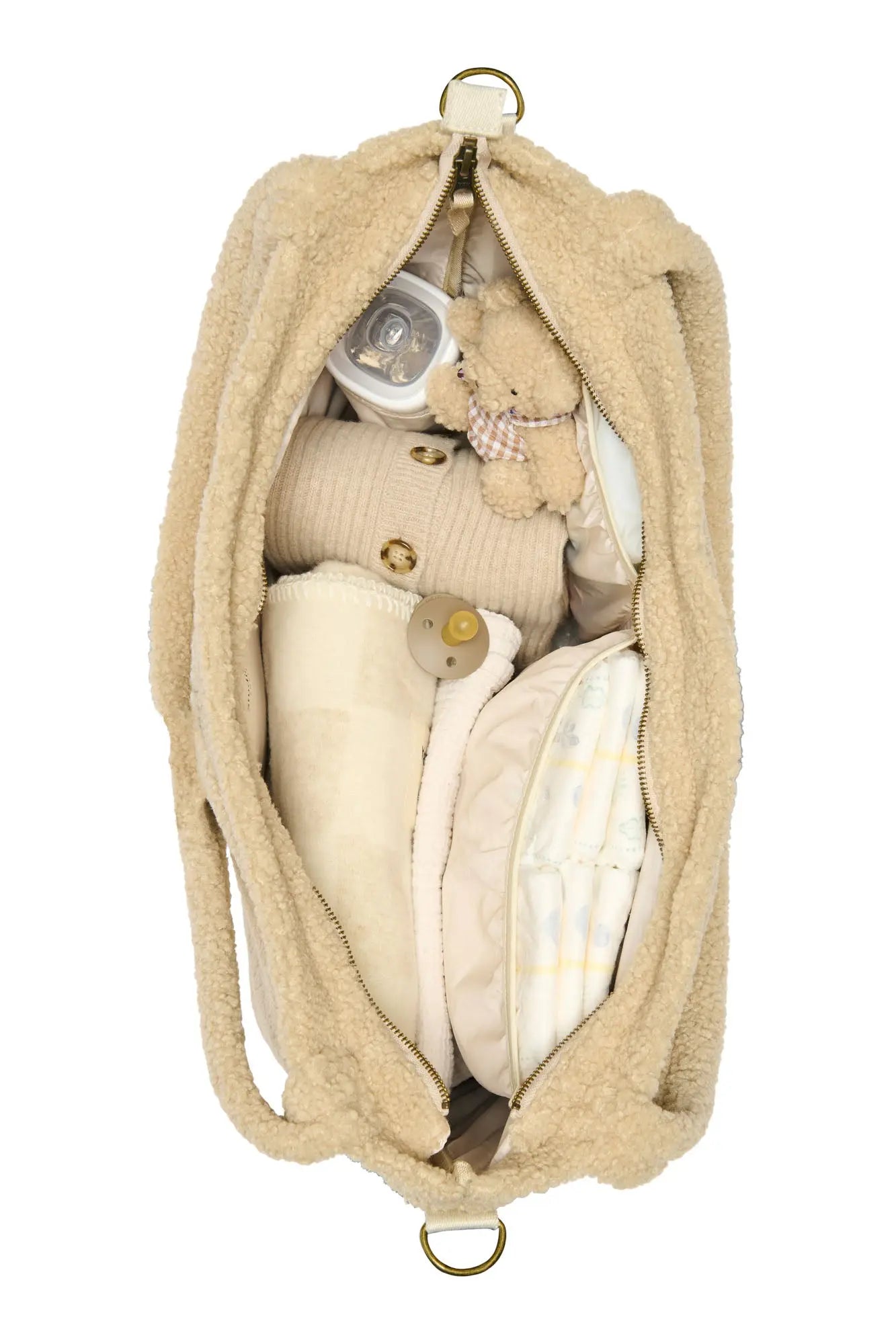 Studio Noos - Wickeltasche "Ecru Teddy Diaper Bag" | ecru Studio Noos