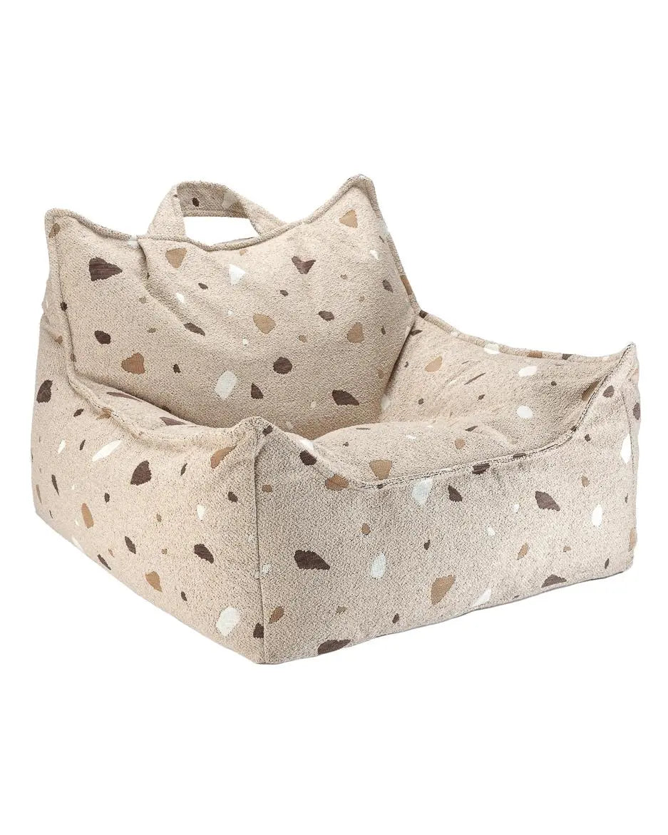 Wigiwama - Sitzsackstuhl "Beanbag Chair" | terrazzo-sand-beanbag-chair